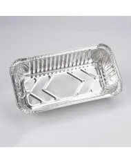 Caseroale aluminiu 813 pentru mini-chec și prăjituri individuale. Set 100 bucăți, rezistente, practice și de unică folosință.