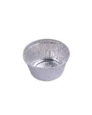 Caserole aluminiu 211g pentru brioșe și prăjituri individuale. Set 100 bucăți, rezistente, practice și de unică folosință.