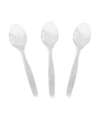 Linguri transparente vrac 100 buc/set – plastic rezistent pentru evenimente și uz zilnic