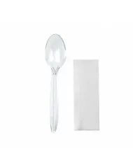 Linguri Lux ambalate individual 100 buc/set – tacâmuri elegante și igienice
