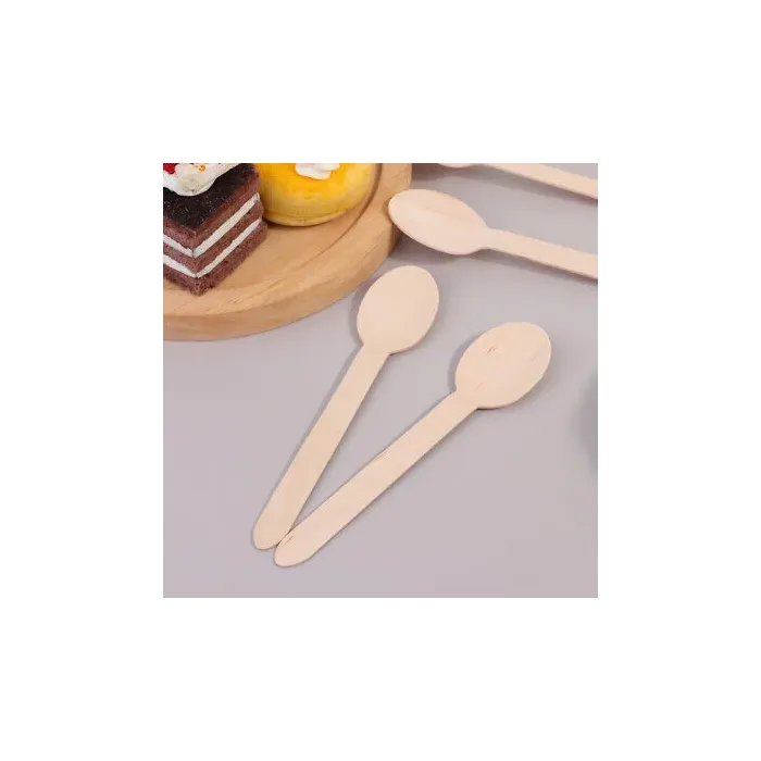 Linguri din lemn 100 buc/set – tacâmuri biodegradabile și eco-friendly
