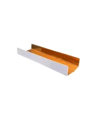 Suporturi ecler 12,5x4 cm, față-verso auriu/alb, 200 buc/set. Ideale pentru cofetării, patiserii și prezentarea elegantă a deser