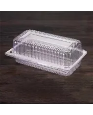 Caserole pentru baclava, 100 buc/set, cu capac transparent. Ambalaje practice și igienice pentru cofetării, patiserii și livrare