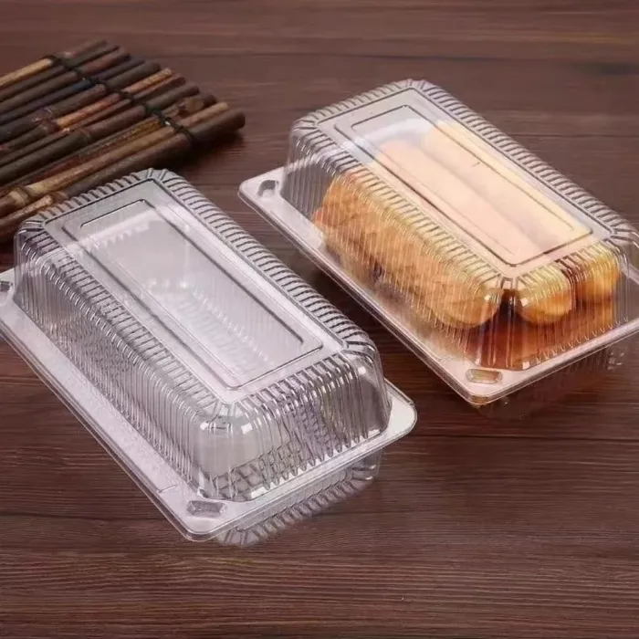Caserole pentru baclava, 100 buc/set, cu capac transparent. Ambalaje practice și igienice pentru cofetării, patiserii și livrare