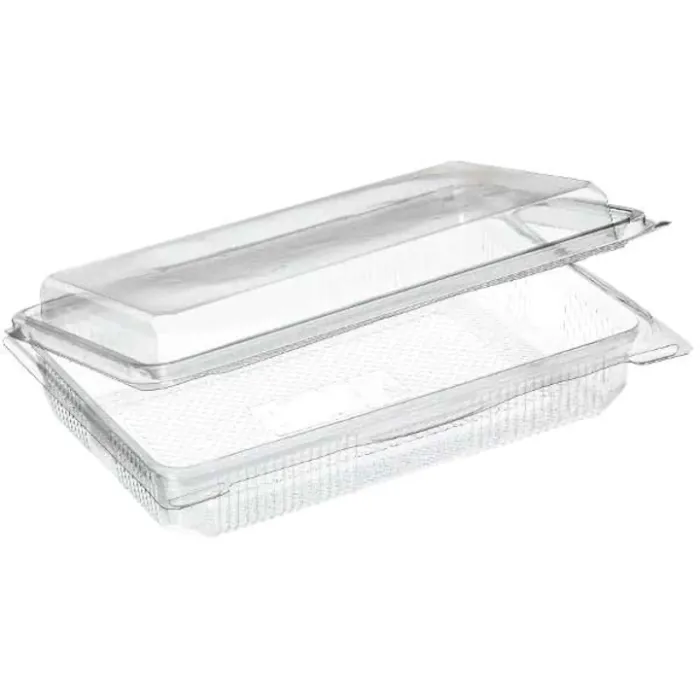 Caserole pentru baclava, 100 buc/set, cu capac transparent. Ambalaje practice și igienice pentru cofetării, patiserii și livrare