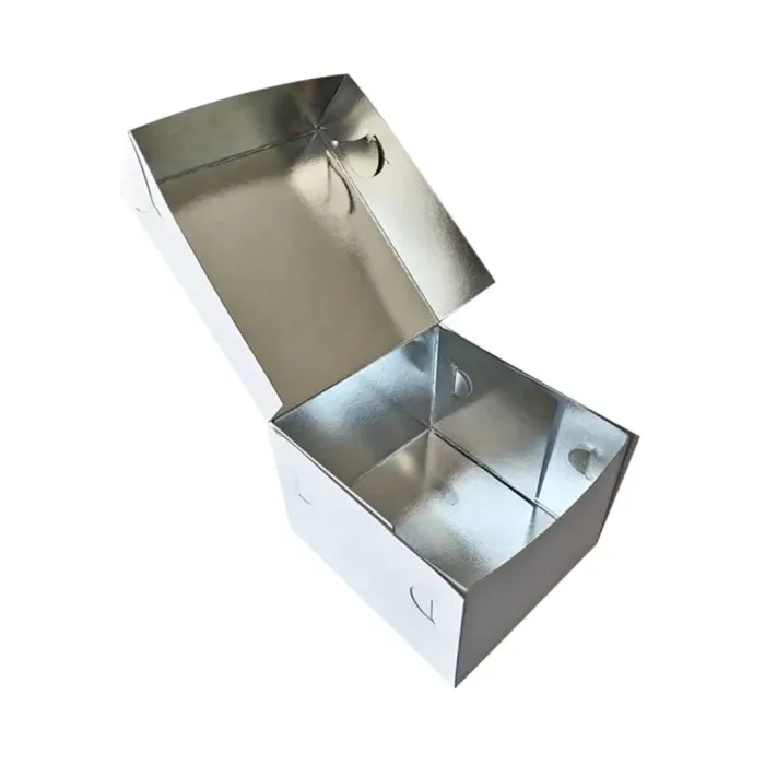 Cutii patiserie albe din carton alimentar, ambalaj economic 10 kg/set. Rezistente și elegante, ideale pentru prăjituri, cofetări