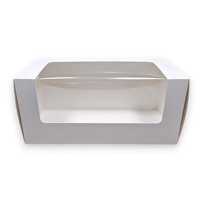 Cutie cozonac cu fereastră, 32x14x15 cm, set 25 buc. Ambalaje rezistente și elegante pentru transportul și prezentarea cozonacil