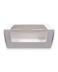 Cutie cozonac cu fereastră, 32x14x15 cm, set 25 buc. Ambalaje rezistente și elegante pentru transportul și prezentarea cozonacil