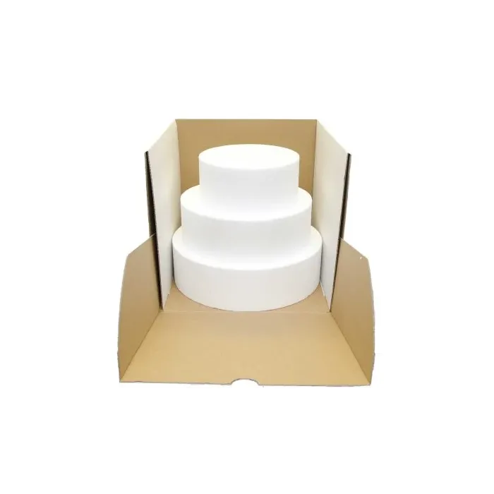 Cutii pentru tort etajat, albe – soluția ideală pentru transportul