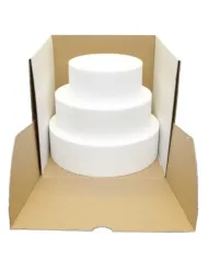 Cutii pentru tort etajat, albe – soluția ideală pentru transportul