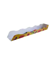 Adaugă un strop de culoare și veselie în prezentarea deserturilor cu tăvițele din carton galben, perfecte pentru clătite lungi,