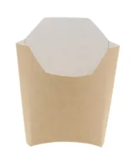 Servirea cartofilor prăjiți devine simplă, practică și ecologică cu cutiile din carton kraft, ideale pentru street food, fast-fo