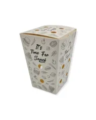 Servirea cartofilor prăjiți devine urbană și practică cu cutiile din carton cu design „CITY”, ideale pentru street food, fast-fo