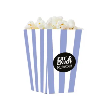Oferă un plus de culoare și energie momentelor de relaxare cu cutiile popcorn „EAT & ENJOY”, ideale pentru cinematografe, festiv