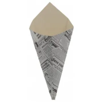 Oferă preparatelor tale un aspect modern și atrăgător cu cornetele din carton tip ziar, ideale pentru cartofi prăjiți, churros,