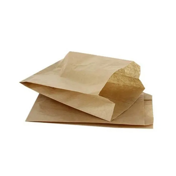 Pungi din hârtie natur pentru vracuri – 5 kg/set