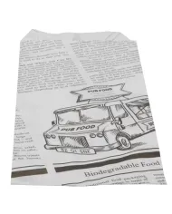 Pungi rezistente la grăsimi model ziar – 1000 buc/set