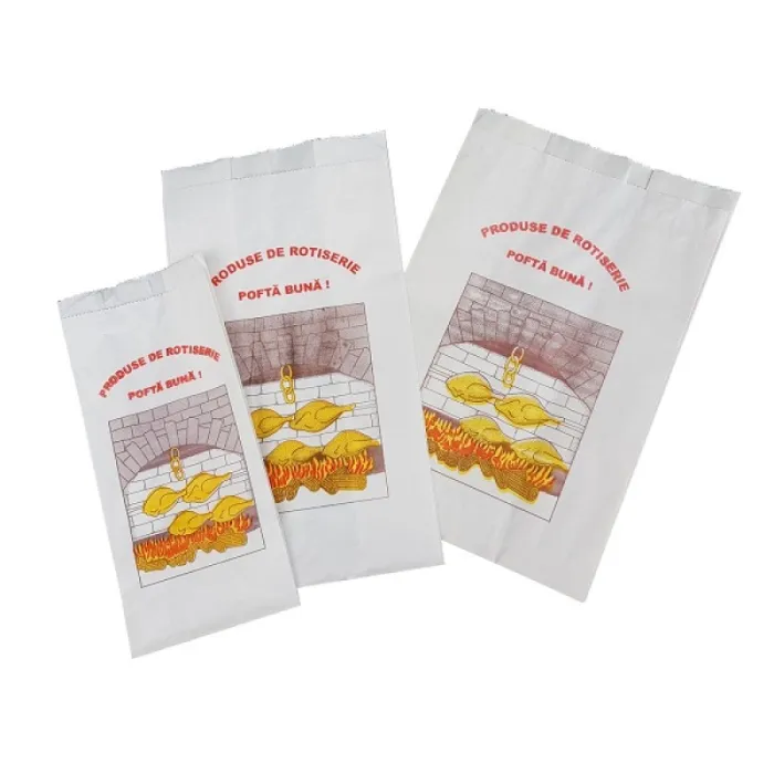 Pungi rotiserie rezistente la grăsimi – 10 kg/set