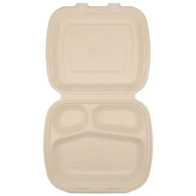 CASEROLE BIODEGRADABILE CU 3 COMPARTIMENTE MB3 (200buc/set)