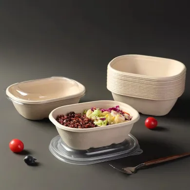 PLATOU BIODEGRABIL OVAL+CAPAC BURRITO (100buc/set)