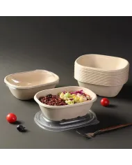PLATOU BIODEGRABIL OVAL+CAPAC BURRITO (100buc/set)