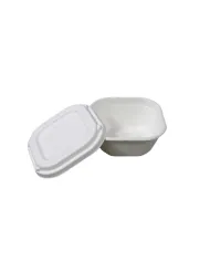 SOSIERE BIO PATRATE CU CAPAC (100 BUC/SET)