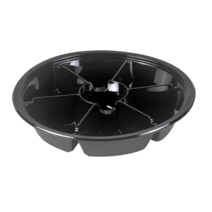 PLATOURI ROTUNDE CU CAPAC 7 COMPARTIMENTE (50 buc/set)