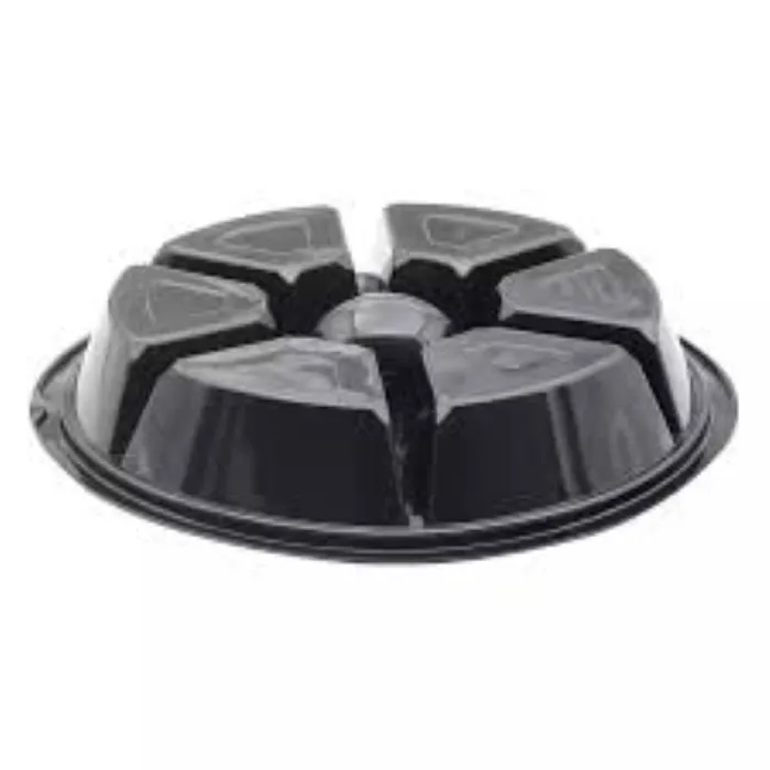 PLATOURI ROTUNDE CU CAPAC 7 COMPARTIMENTE (50 buc/set)
