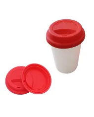 CAPAC PENTRU PAHARE DIN CARTON ROSU (100 buc/set)