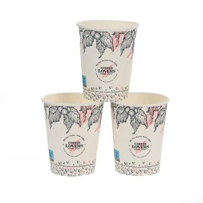 PAHARE DIN CARTON LOVERS WHITE (100 BUC/SET)