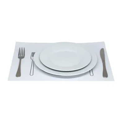 Hârtie tavă/masă albă – 1000 coli/set