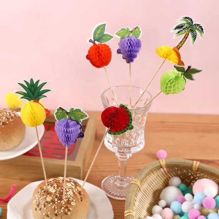ORNAMENTE COCKTAIL „FRUCTE” (1000 buc/set)