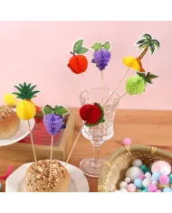 ORNAMENTE COCKTAIL „FRUCTE” (1000 buc/set)