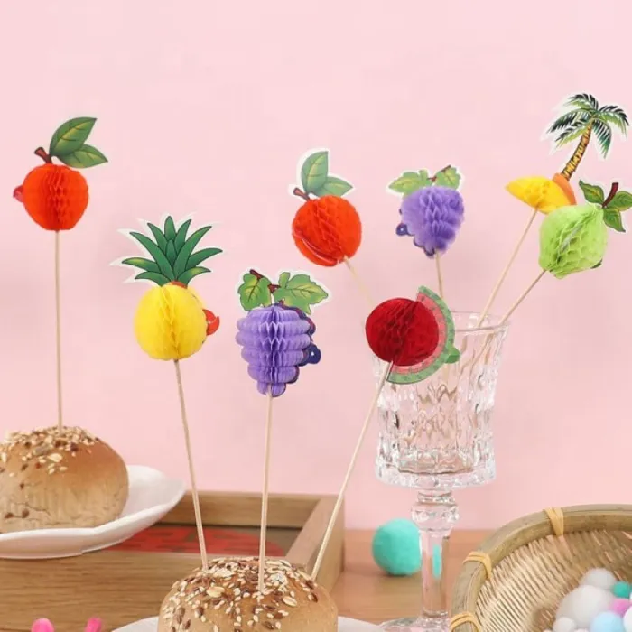 ORNAMENTE COCKTAIL „FRUCTE” (1000 buc/set)