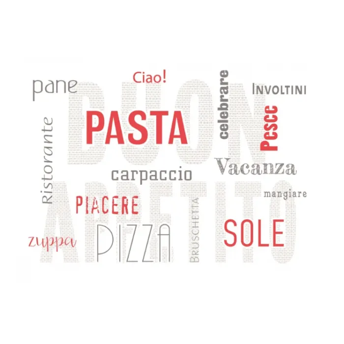 Naproane de masă premium Pasta 40×30 cm – 100 buc/set