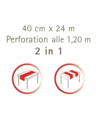 Traversă de masă roșu 40×24 m – elegantă și premium