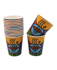 PAHARE DIN CARTON COZY COLOR (100 BUC/SET)