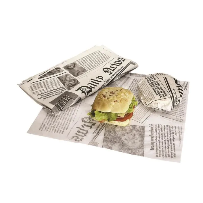 Hârtie de împachetat model ziar 30 gr (10 kg/top)