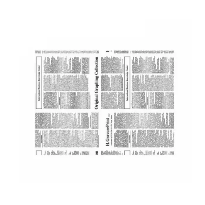Hârtie masă/tavă model ziar – 1000 coli/set
