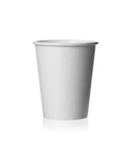 Pahare din carton alb 230ml (8oz), set 100 buc, diametru D80 – Eco-Friendly și Rezistente Pahare de carton 230ml (8oz), set 100
