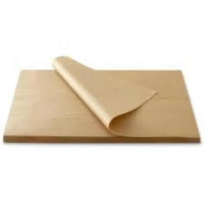 Hârtie cu polietilenă pentru shaorma kraft natur (1175 buc/set)