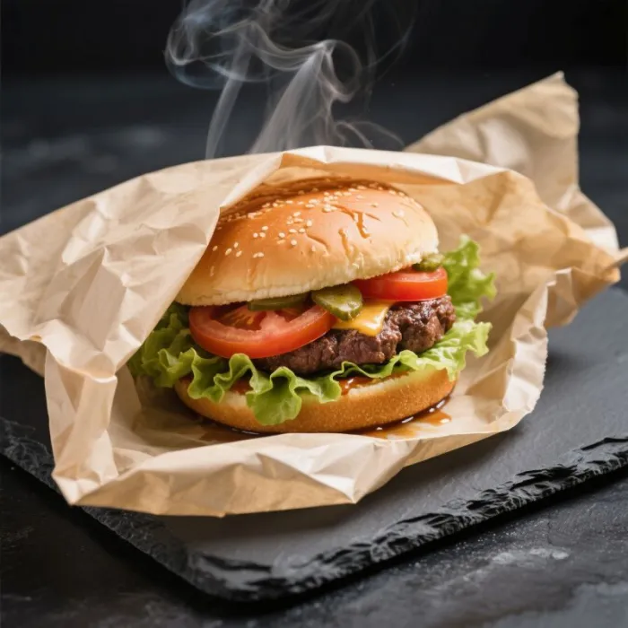 HARTIE PENTRU AMBALAT BURGER (500buc/set)