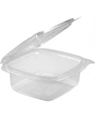 Caserole PET cu capac plat premium, 100 buc/set. Ideale pentru alimente, takeaway, depozitare și transport, rezistente și sigure