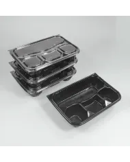 CASEROLE PP CU 4 COMPARTIMENTE (100buc/set)