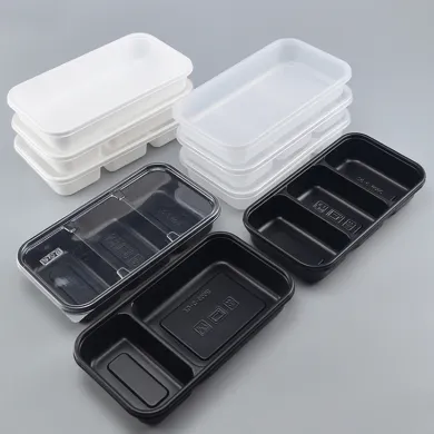 LUNCH BOX CU 3 COMPARTIMENTE (100 buc/set)