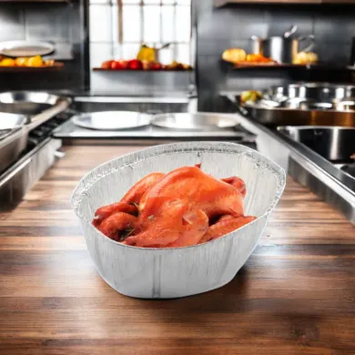 CAPAC PENTRU CASEROLE ALUMINIU PENTRU PUI (100buc/set)