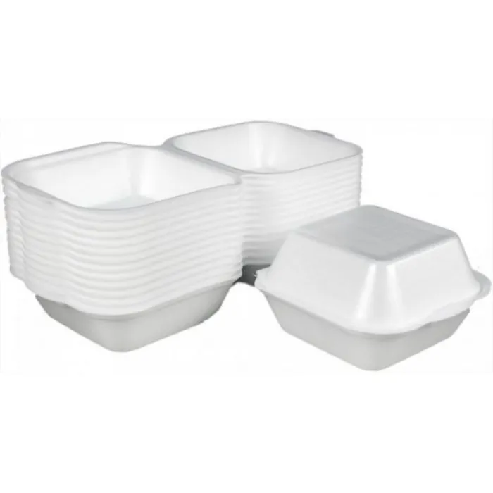 CASEROLE DIN POLISTIREN PENTRU BURGER (500 BUC/BAX)