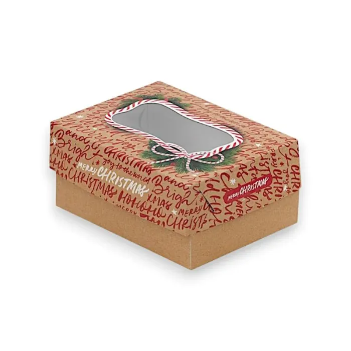 CUTII PRAJITURI CU FEREASTRA „CHRISTMAS” (10 KG/SET)