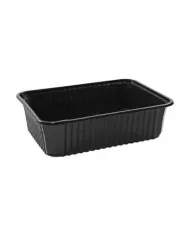 Caserole negre pentru microunde + capac – 500–1000 cc