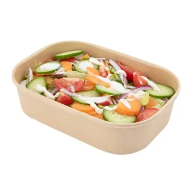 Caserole Kraft Natur ovale – 500/750/1000 cc, 50/set